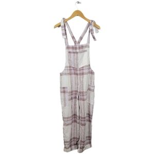 🆕️Aerie Lightweight Plaid Cropped Overalls